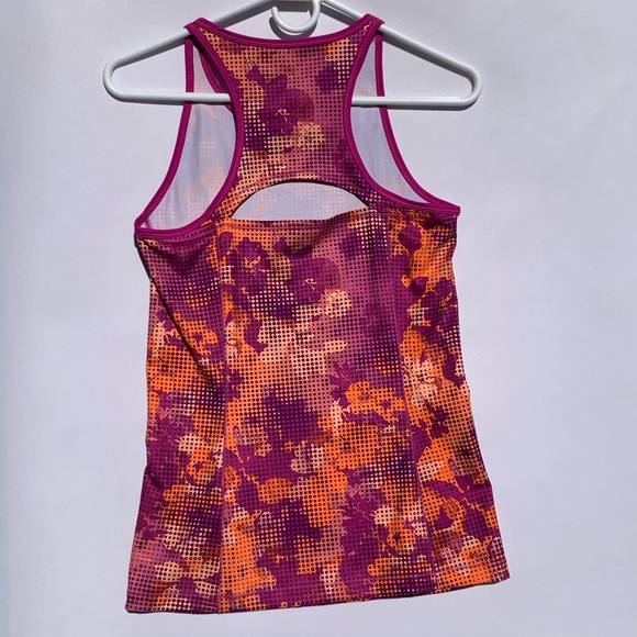 Adidas Climate Floral Tank Top 13 - 14 Y - Picture 2 of 8
